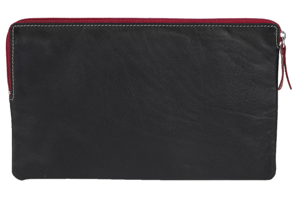 Mehrfarbige Banktasche Geldtasche LEAS in Echt-Leder, bunt